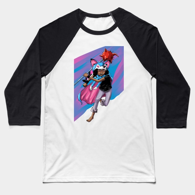 Wolf Kipo Baseball T-Shirt by Cridex